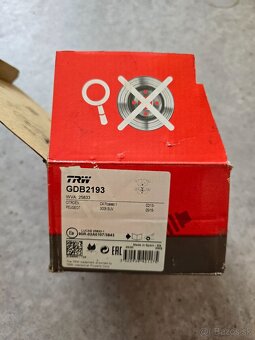 Brzdové doštičky TRW GDB2193 - 2