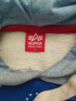 Modra mikina Alpha idustries - S - 2