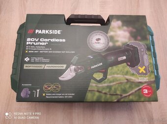 Predám nové PARKSIDE® Aku nožnice na konáre PAAS 20-Li B1 - 2