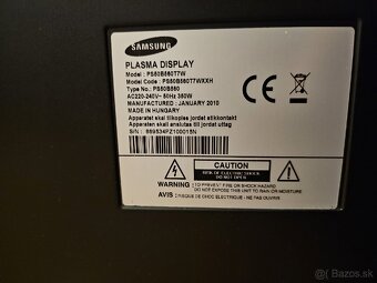 Televízor Samsung plasma - 2