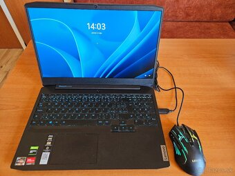 Herný Notebook Lenovo IdeaPad Gaming 3 15ARH05 Onyx Black - 2