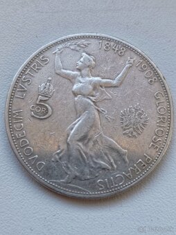 5 Korún FJ I. 1908 JUBILEJNÁ Rakúsko - Uhorsko - 2