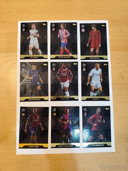 Black Edge top ps match attax extra kartičky 2024/25 komplet - 2