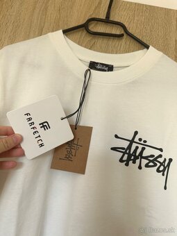 Stussy panske tricko biele - 2