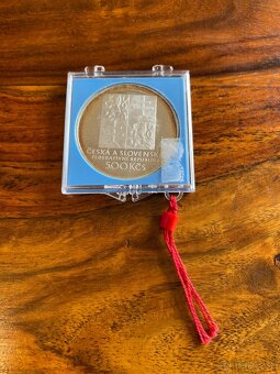ČSFR 1993 - 500 Kčs Československý tenis - proof - 2