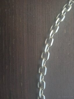 Strieborná retiazka 925 – 43,5 g | Masívna, ako nová - 2