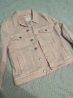 Rifľová bunda svetloružová - 2