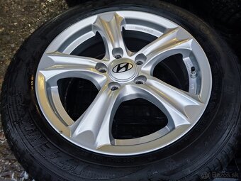 Alu sada =5x114,3= orig. HYUNDAI =s pneu =205/55 R16 - 2