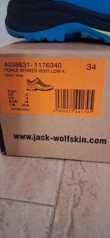 Chlapčenské topanky Jack Wolfskin, veľkosť  34 - 2