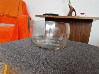 Retro sklenene misy - 2