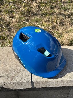 Detská cyklistická prilba 500 modrá - 2