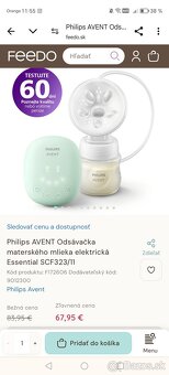 Odsávačka materského mlieka - 2