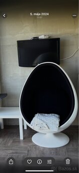 Luxusné elegantné kreslo Space Egg - 2