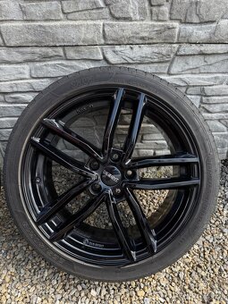 Disky Dezent R18 TR Black 5x 112 + Sava 225/40 R18 dot 21 - 2