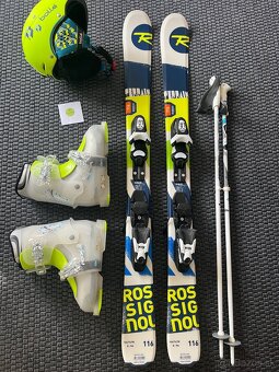 Detské/juniorské lyže Rossignol terrain 110cm/116cm biele - 2