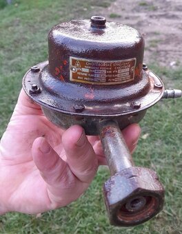 Regulator plynu. - 2