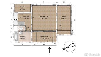 2. Izb. byt - Kríková - Vrakuňa - 2
