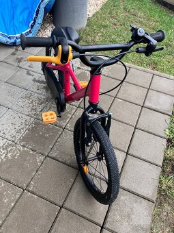 Detský bicykel DISCOVER 900 16 palcov 4 až 6 rokov ružový - 2