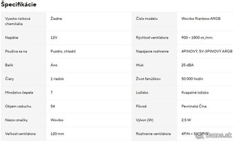 Ventilátory do PC 120mm - 2