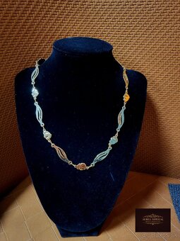Nádherný Pozlátený Náhrdelník 55cm - 2