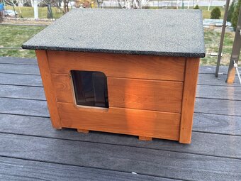 Domcek pre macku , novy, dreveny - 2