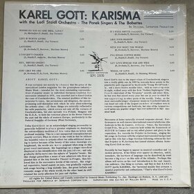 Karel Gott Karisma vydanie USA 1987 - 2