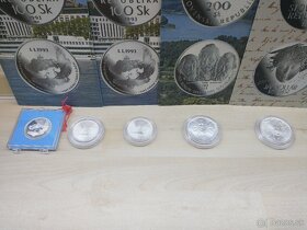 strieborné mince SK koruna proof bk - 2