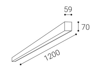 LED2 NOLI 120 P - stropné svietidlo čierne - 2