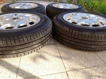 FIAT 14" 4x98 aludisky 5,5Jx14 ET 45,5 s pneu 165/70 Nexen - 2