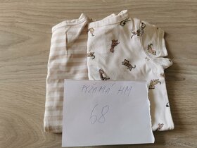 H&M letne pyžama, 2ks, vel 68 - 2