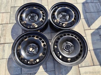 4x100 r15 plechové disky Opel 6Jx15ET39 - 2