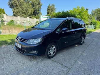 VW SHARAN 2.0 TDI DSG 7 MIESTNY PANORÁMA KLÍMA ŤAŽNÉ KOŽA - 2