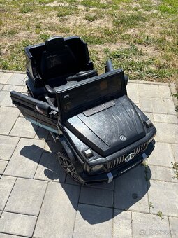 Elektrické autíčko Mercedes G63 AMG čierne - 2