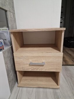 Nočný stolík, dub sonoma - 2