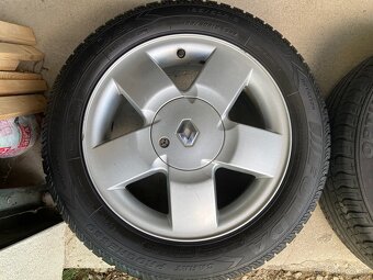 Predám elektrôny R15 s letnými pneu, originál Renault - 2
