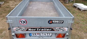 Privesny vozik 750kg s TP ,SPZ 247x122 cm - 2