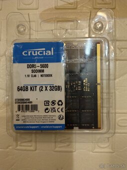 Crucial DDR5 64GB 5600MHz SODIMM CL46 - 2