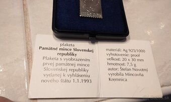 Strieborná plaketa. - 2