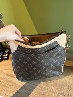 Veľká hnedá crossbody lv kabelka - 2