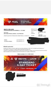 Beats For Love v Ostrave vstupenky - 2