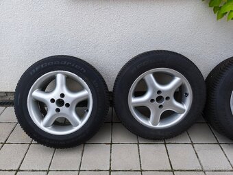 4x100 4x98 Sada diskov R15 zimné pneu - 2