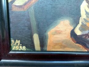 Olejomaľba Juhočeský gajdoš - 2