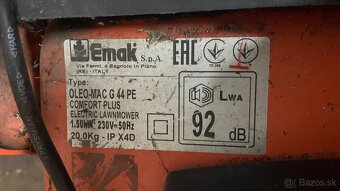 Elektrická kosačka Oleo Mac - 2