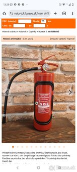 Hasiaci prístroj BAR - 2