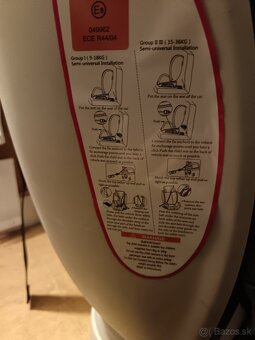 Autosedacka do 36 kg - 2