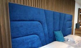 čalúnená manželská posteľ BLUE - 2