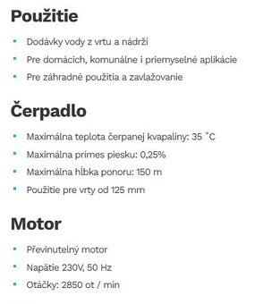 Leo 4XRm2 / 21-1,1 230V 1,1 kW ponorné čerpadlo - 2