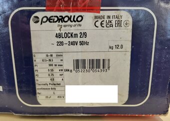 Pedrollo 4 BLOCKm 2/9 230V 20m - 2