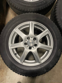 Alu kolesa R16(Opel,Jeep 5x110) Continental 205/60R16(zimné) - 2