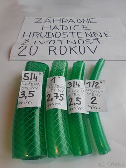 Záhradná hadica Sunflex 5/4",1",3/4"1/2" - 2